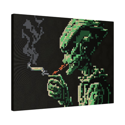 smoking Alien - Canva