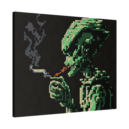 smoking Alien - Canva