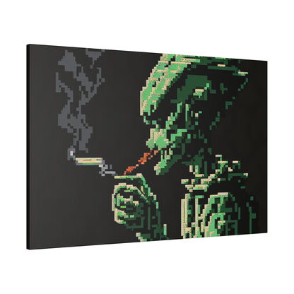 smoking Alien - Canva