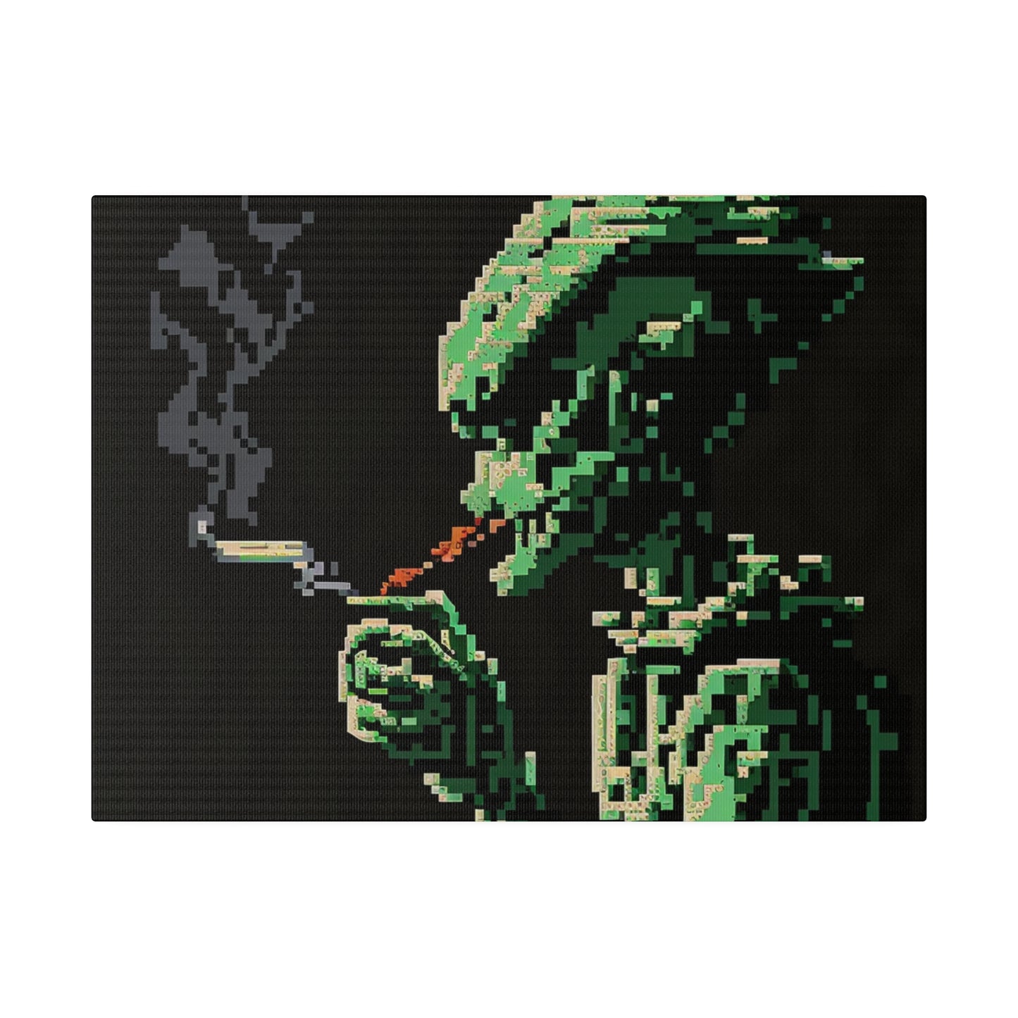 smoking Alien - Canva