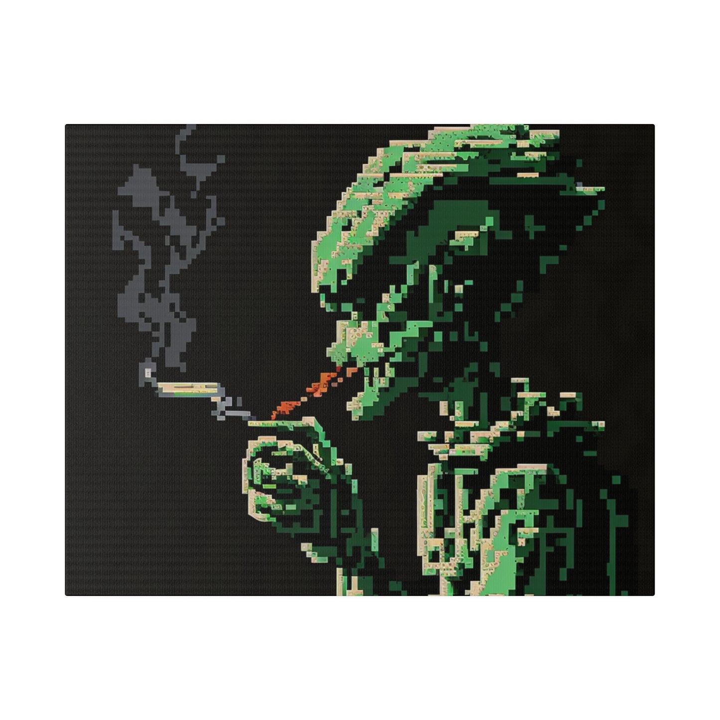 smoking Alien - Canva