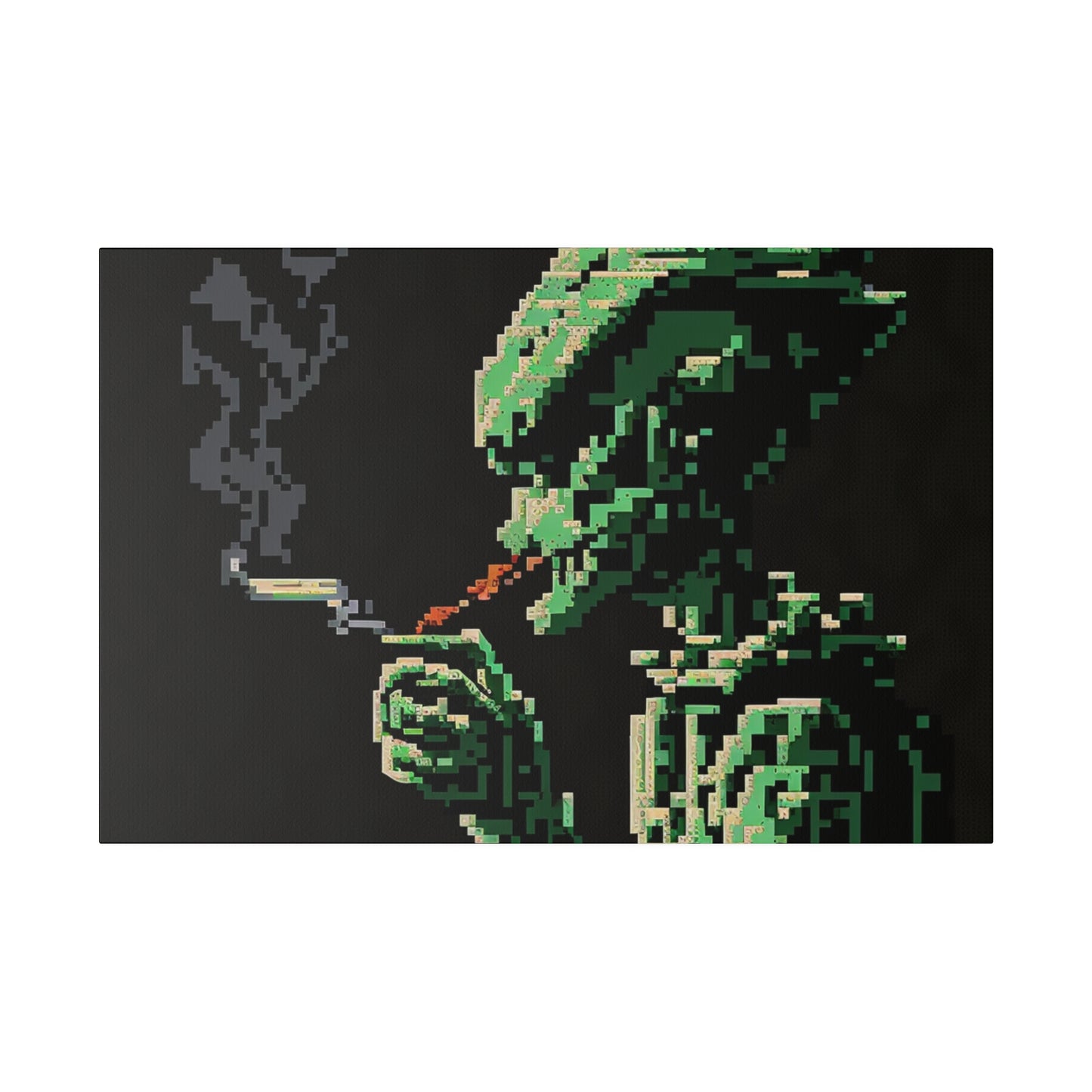 smoking Alien - Canva