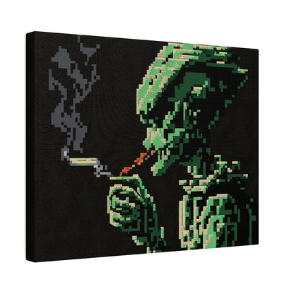 smoking Alien - Canva