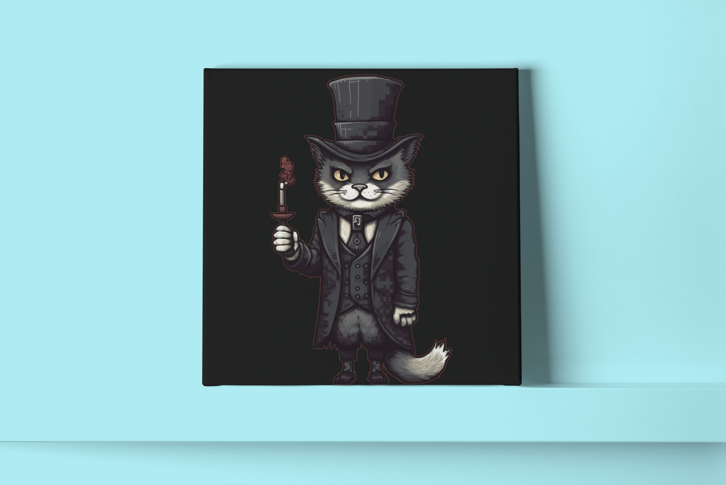 mysterious Cat - Canva