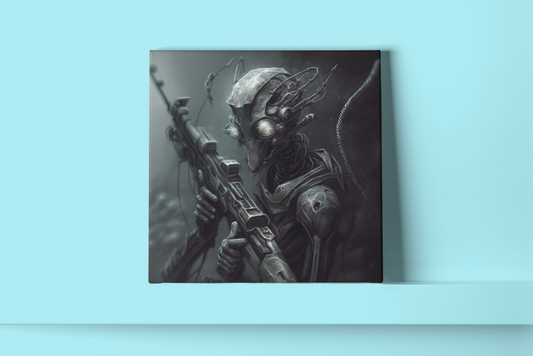 Sniping Alien#4 - Canva